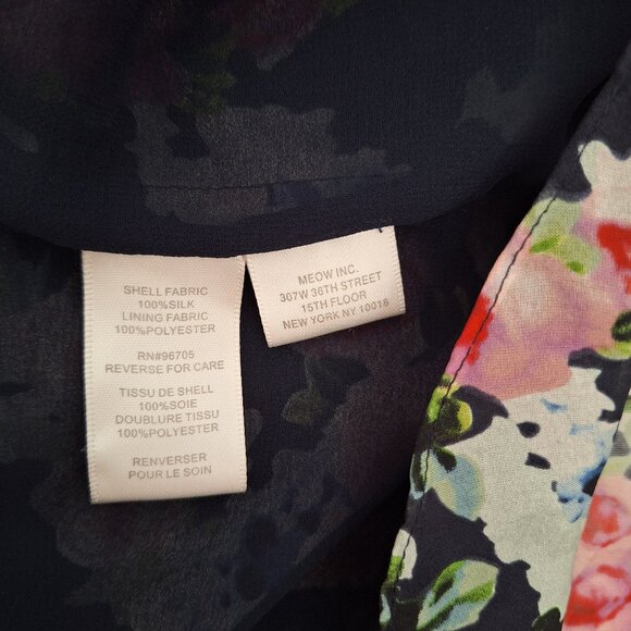 Rebecca Taylor Floral Silk Sleeveless Top - Picture 7 of 7